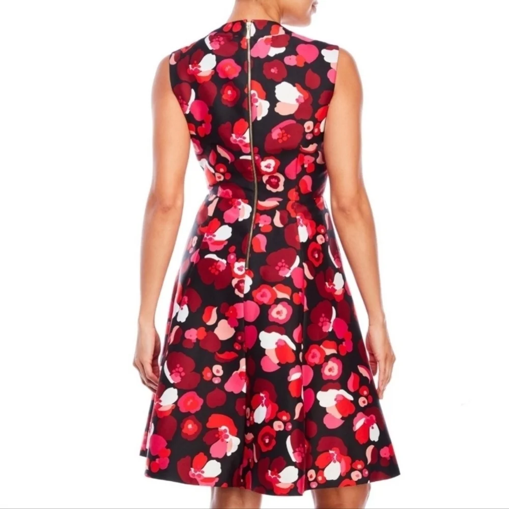 Kate Spade Falling Florals V-Neck Dress